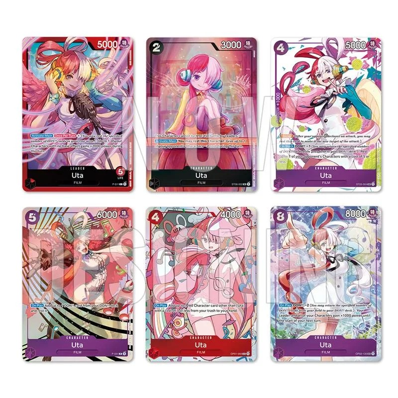 Premium Card Collection Uta + Card Case + 70 Sleeves – One Piece Card Game (English)