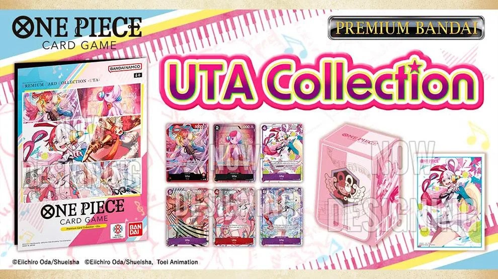 Premium Card Collection Uta + Card Case + 70 Sleeves – One Piece Card Game (English)